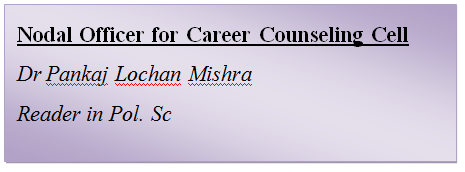 Career Counselling In Charge